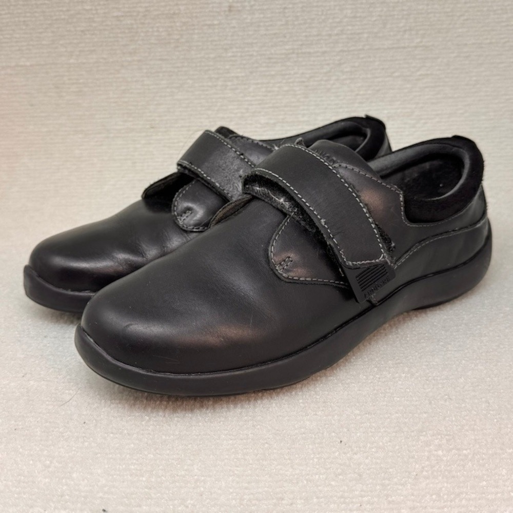 Anodyne No. 67 Casual Comfort Women 8.5 Black Leather Strap Walking Shoes